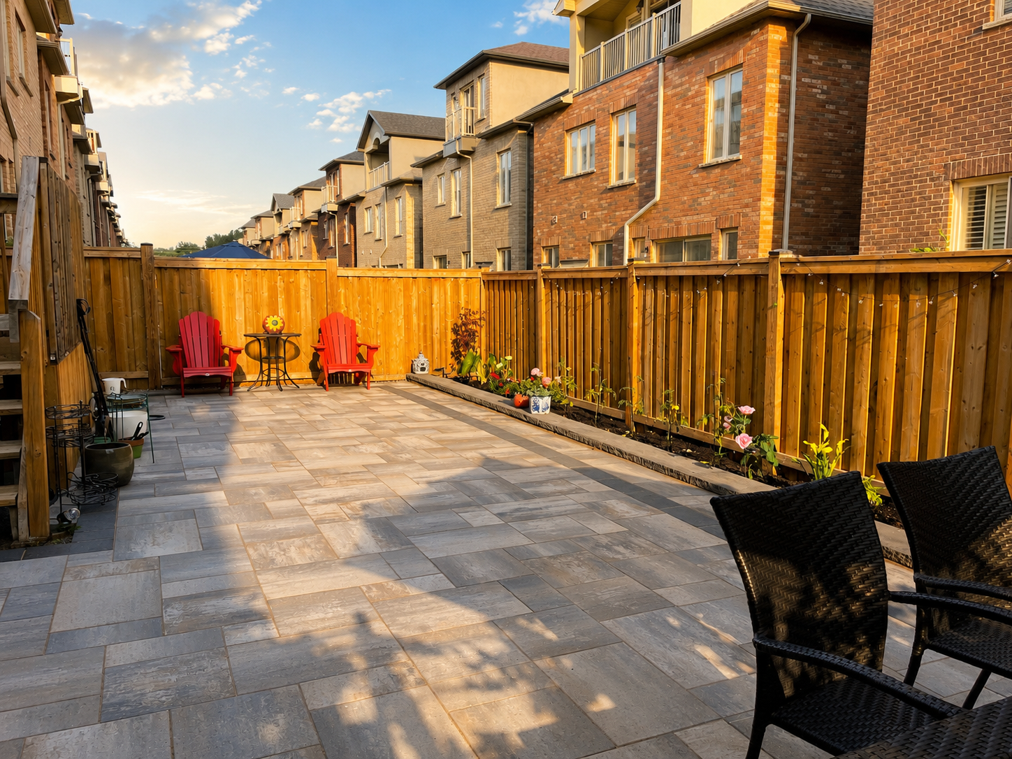 Greatland Construction interlock patio