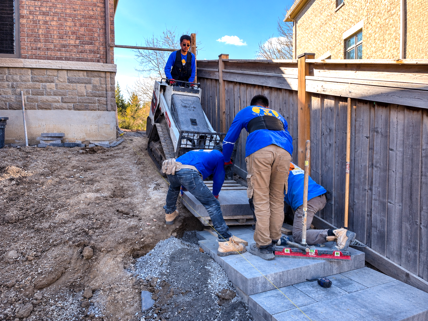 Greatland Construction team at work